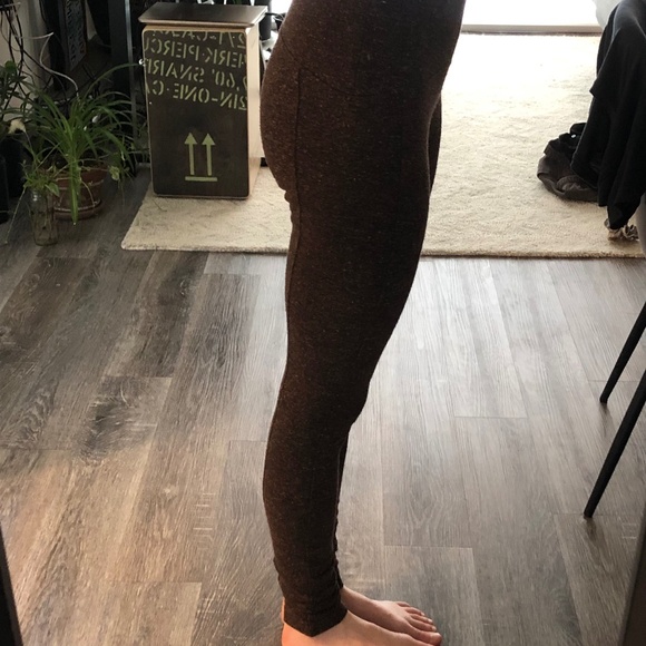 Brown Wool Blend Leggings - XS - Picture 12 of 12